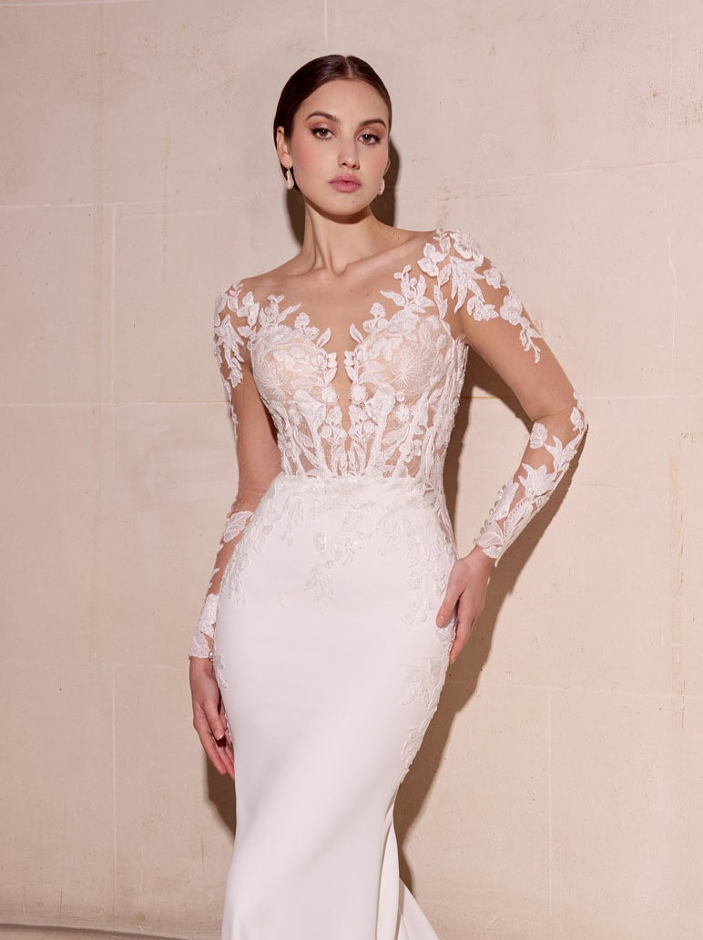 lace back wedding dress for sale Sample Sale | Wholesale Lace Ruffled Tulle Wedding Dress