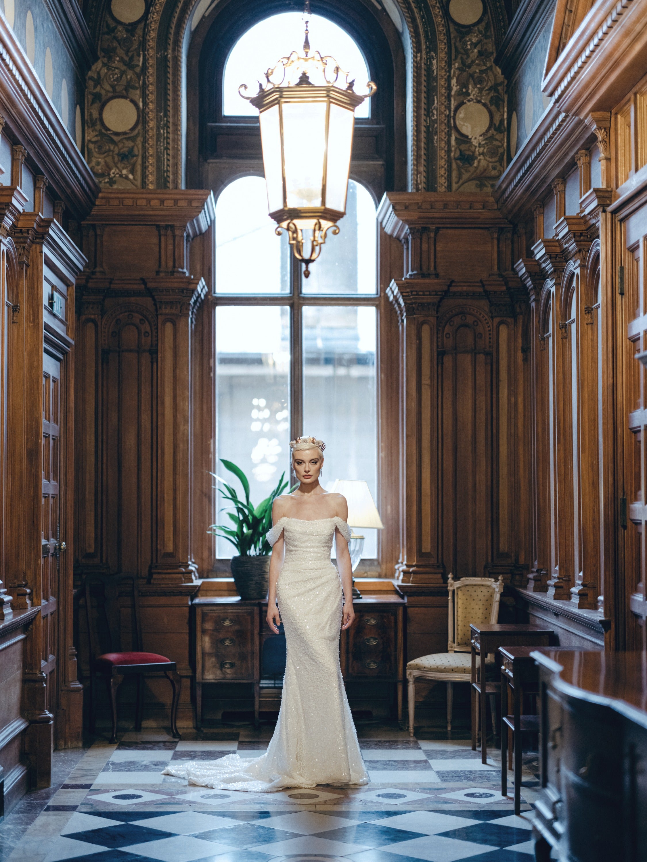 stretch sparkle jersey fabric scoop neckline figure hugging dress with skirt split, detachable straps and 3D sequin embellishments